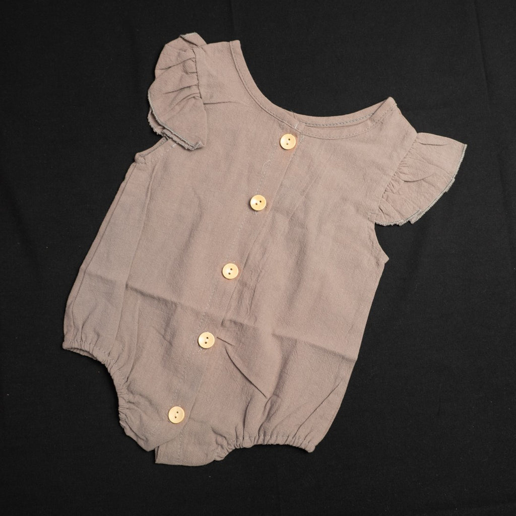 Pink White and Brown Buttoned Baby Grow Set x3 New In Packaging