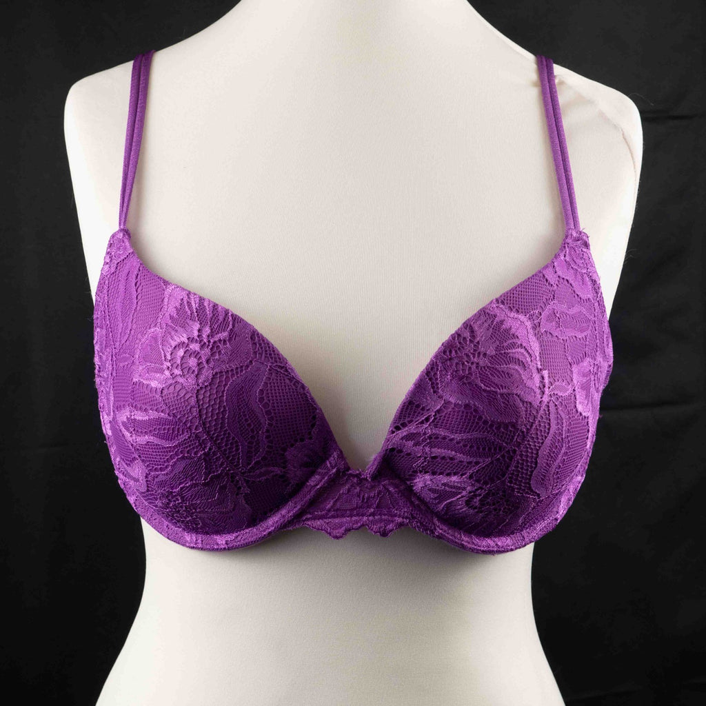 After Eden Bra 38B Purple Balconette  Underwired  Padded  BNWT