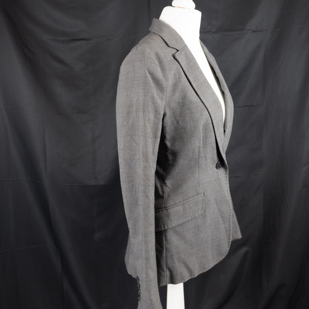 H&amp;M Grey Long Sleeve Size 36 EUR Jacket Pre-Owned