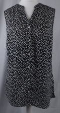 Papaya Black Heart Pattern Size 10 Top Pre-Owned