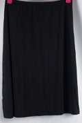 Gaspe Black Non Patterned Elasticated Waist Size 12/14 Slip New With Tag