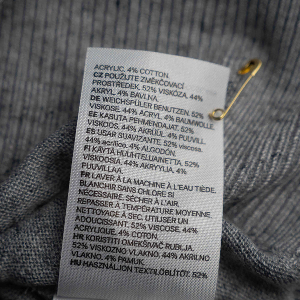 H&amp;M Basics Grey Large Lightweight Jumper New With Tag RRP £9.99