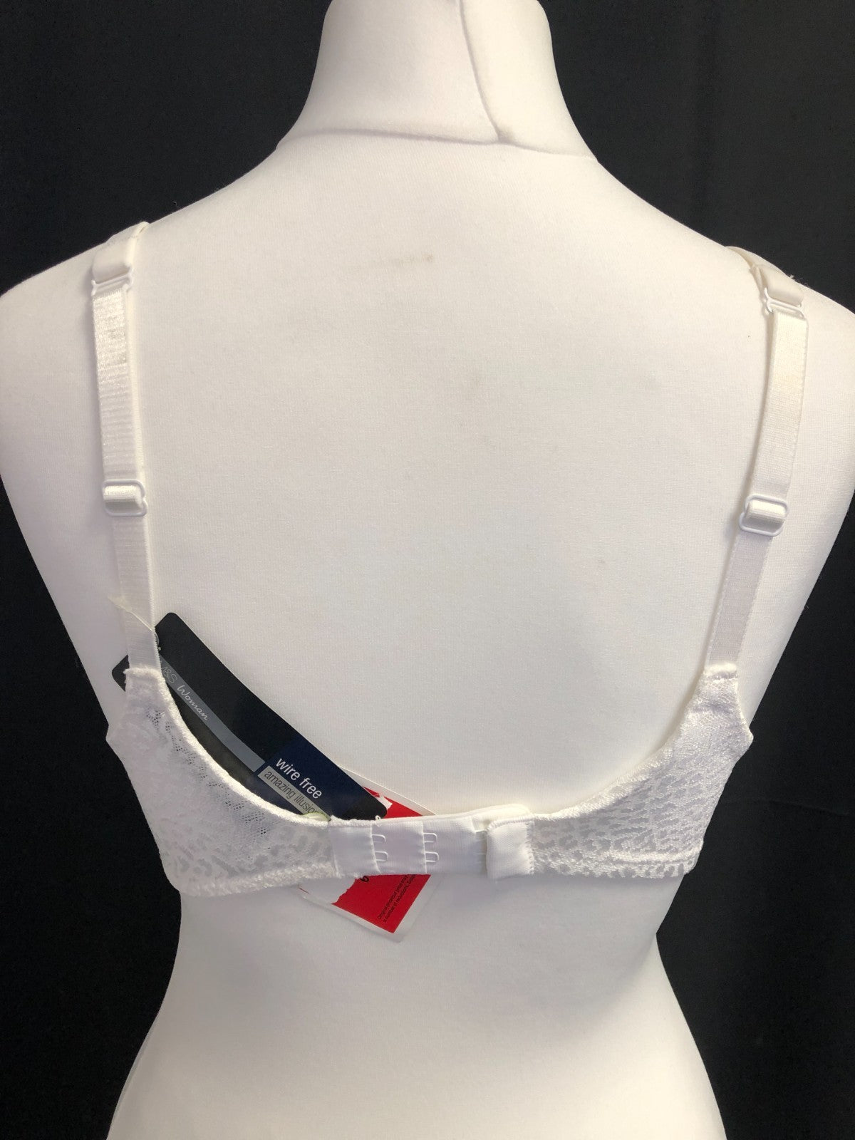 Bra M&amp;S 32A White Balconnette Underwired BNWT