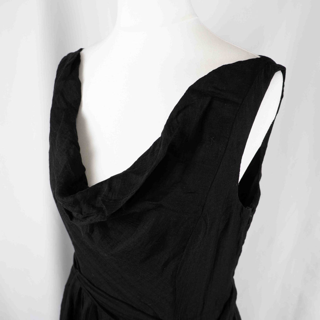 Monsoon Black Sleeveless 10 Dress Pre-Owned