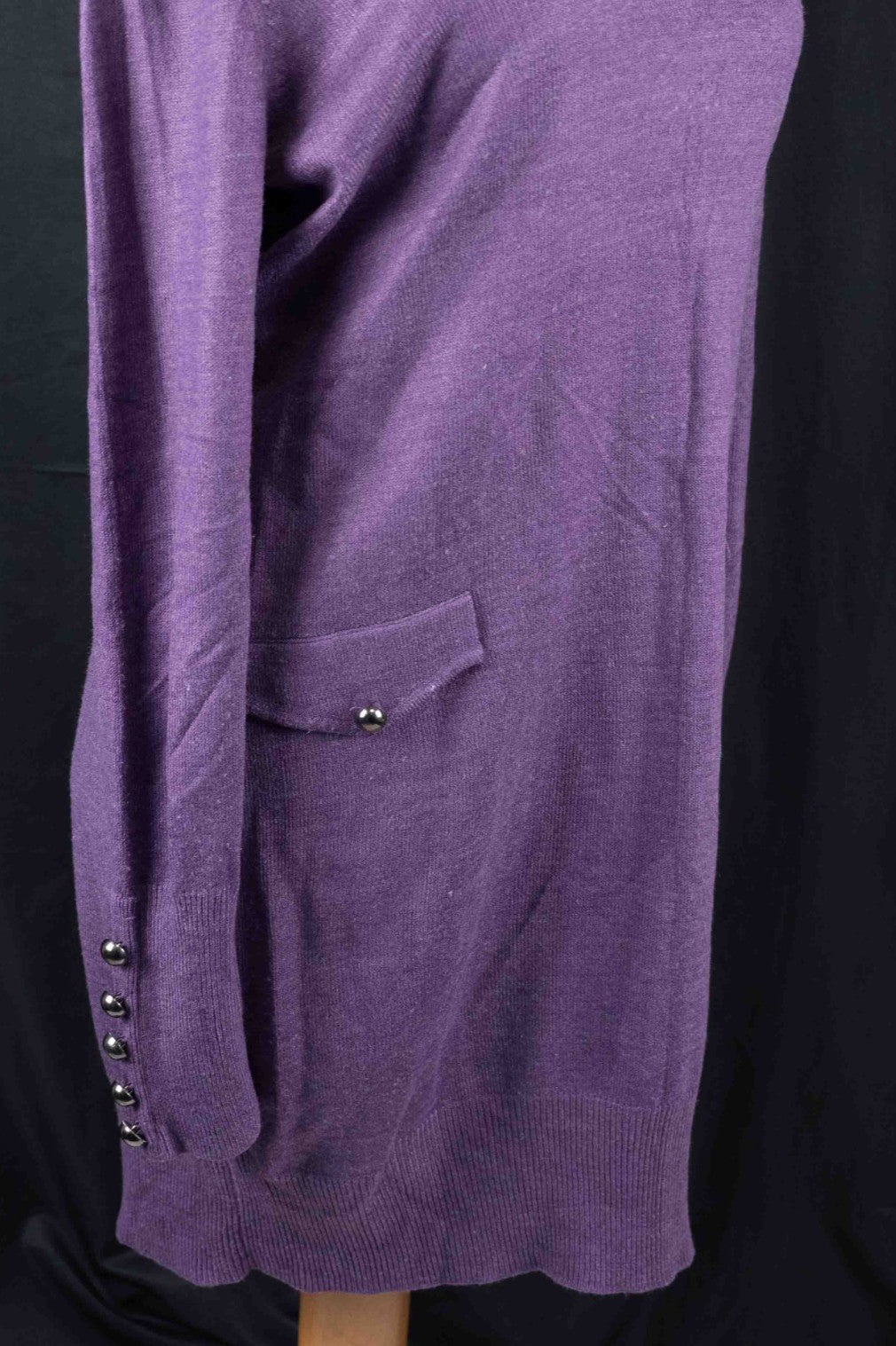 Wallis Purple Long Sleeve Large Dress Pre-Owned