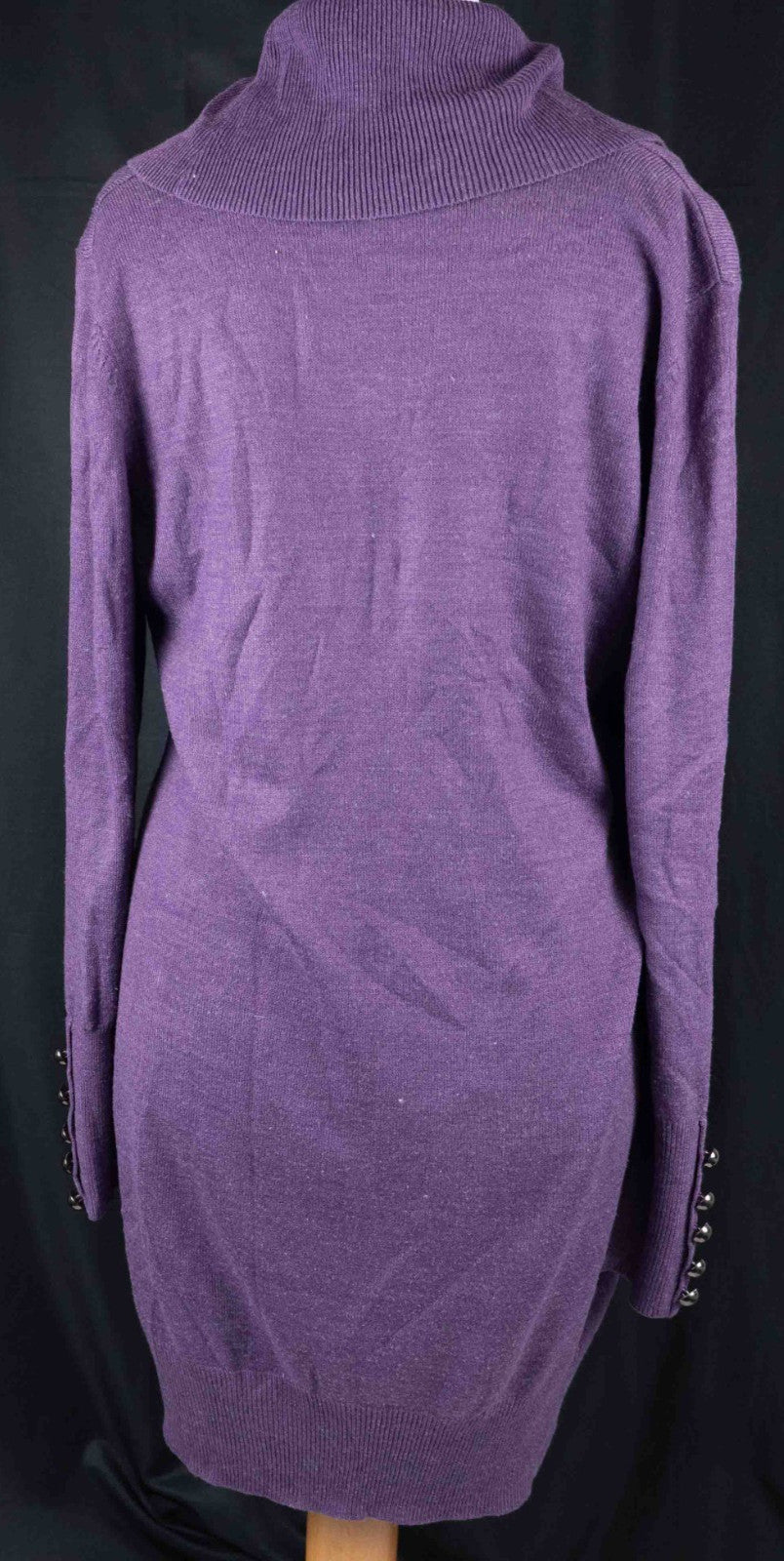 Wallis Purple Long Sleeve Large Dress Pre-Owned