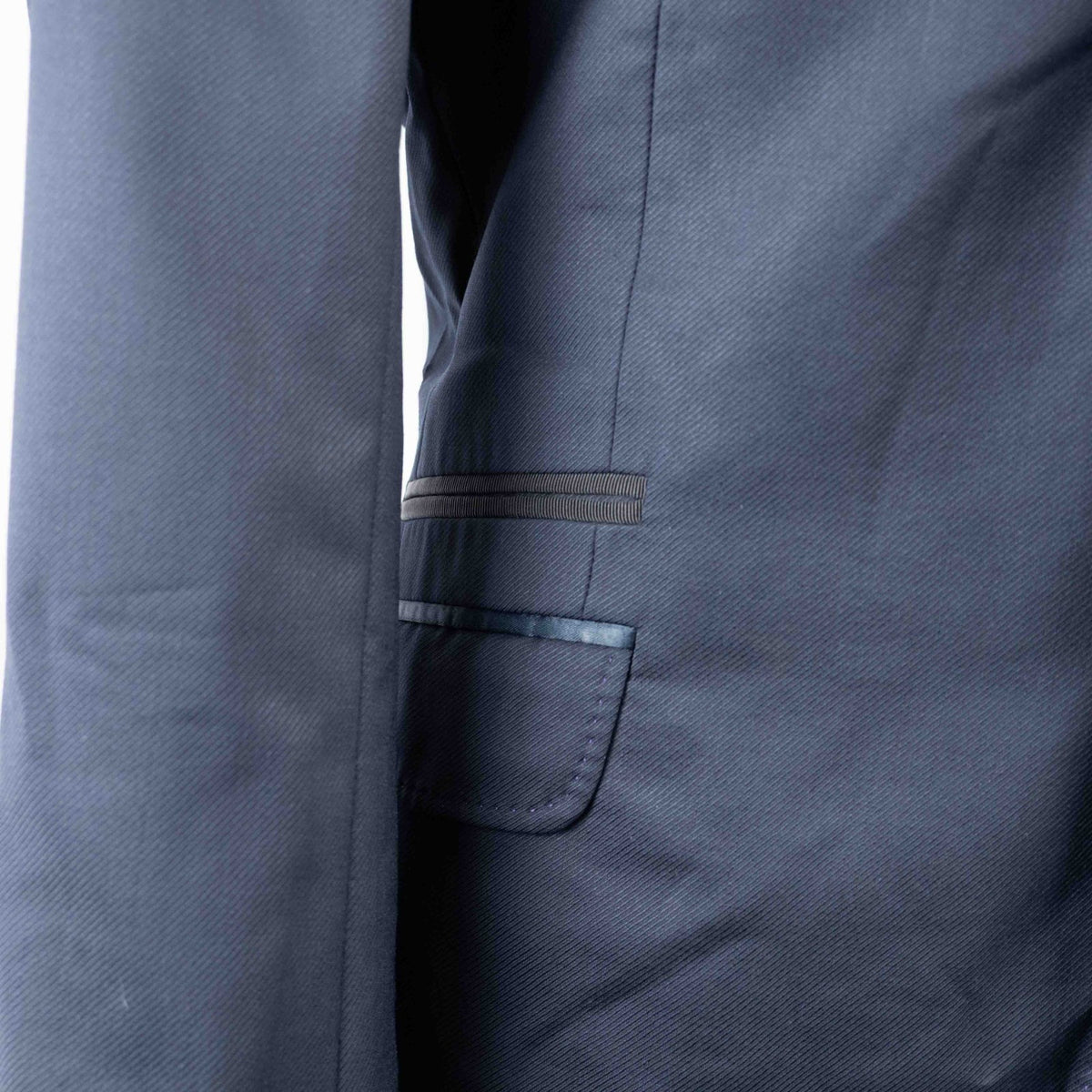 Ted Baker Dark Navy Long Sleeve Button Up 42R Jacket Pre-Owned