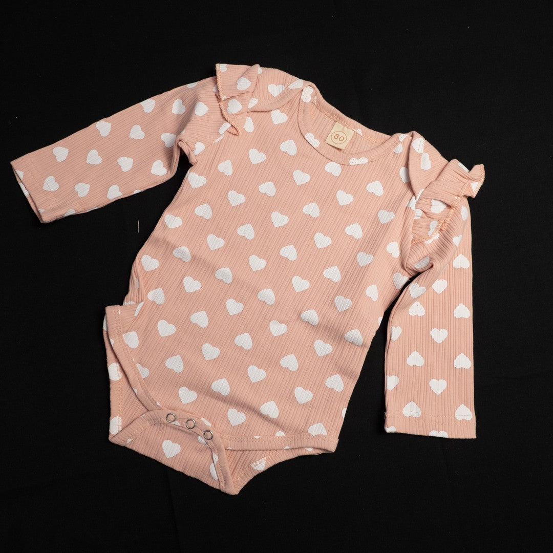 Pink White and Brown Baby Grow Set x 3 80cm New In Packaging