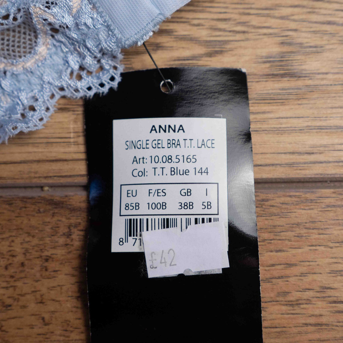 After Eden Blue Floral Padded Wired 38B Bra New With Tag RRP £42.00