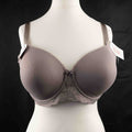 Triumph Brown Wired Padded Floral Stripe 40DD Bra New With Tag