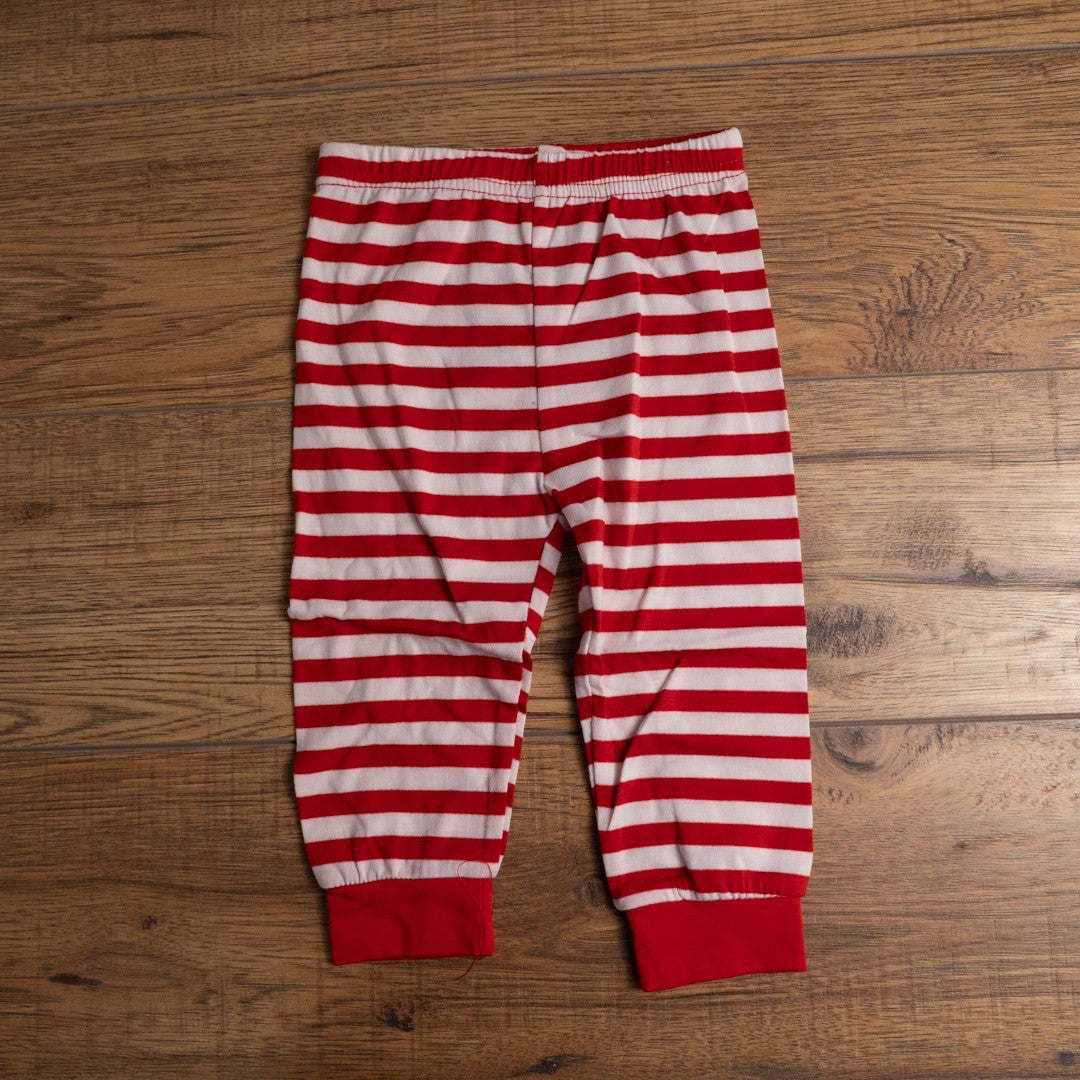 Rorychen Red/White 'My First Christmas' 80cm Babygrow &amp; Trousers Set NWT