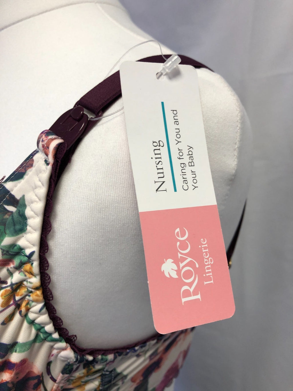 Nursing Bra Royce 32E Floral Non Padded Non Wired BNWT