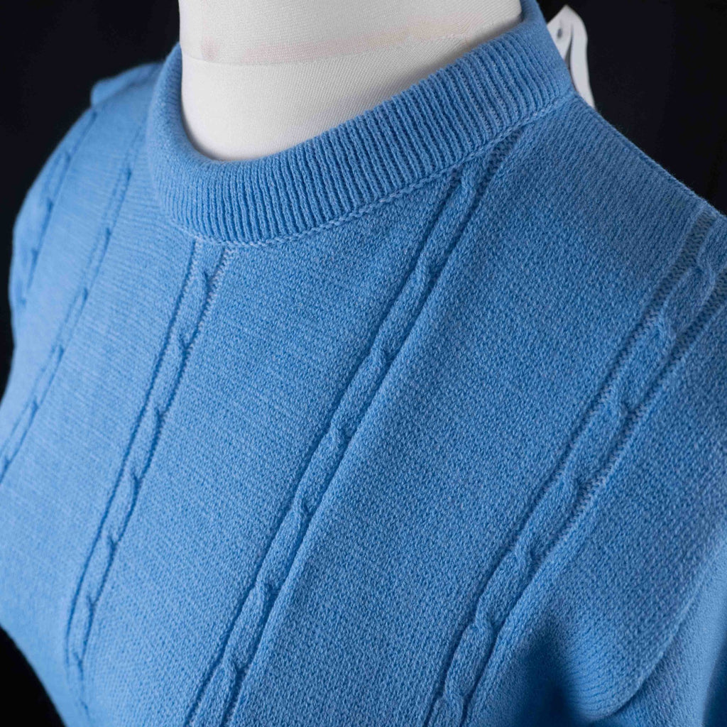 Pyari Collection Blue Line Short Sleeve M/L Jumper New With Tag