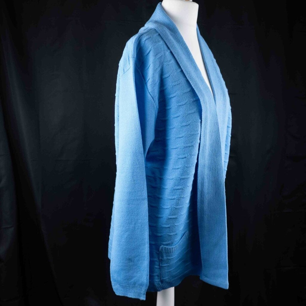 Monique Collection Blue Cardigan Size L/XL NWT