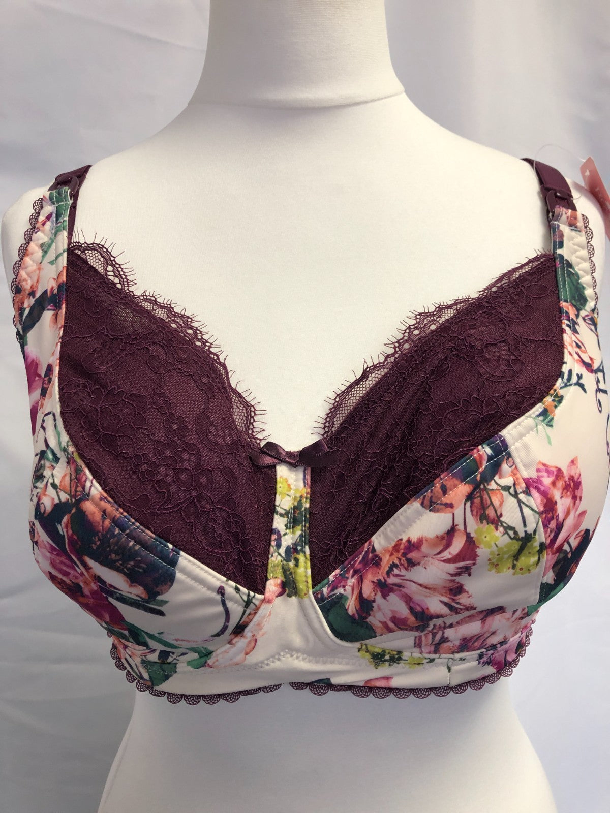Nursing Bra Royce 32E Floral Non Padded Non Wired BNWT