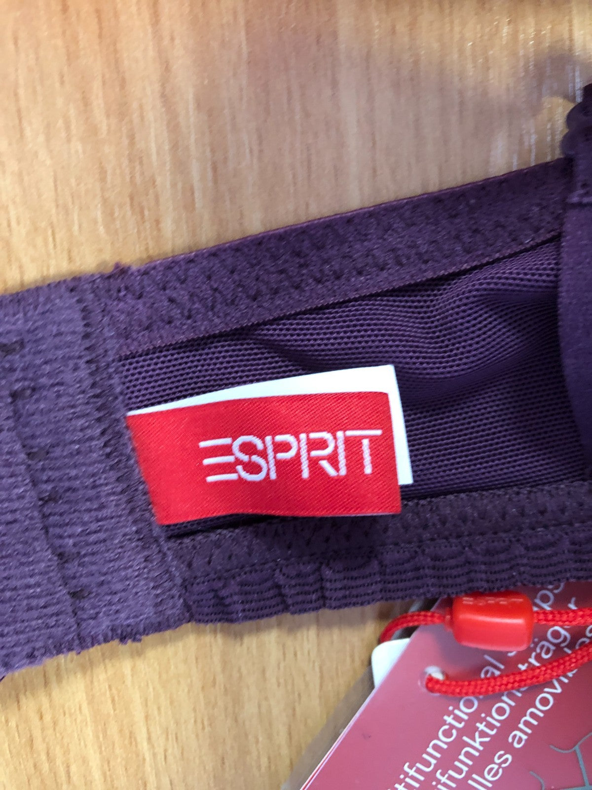 Bra 32E Esprit Purple Balconette Underwired  BNWT