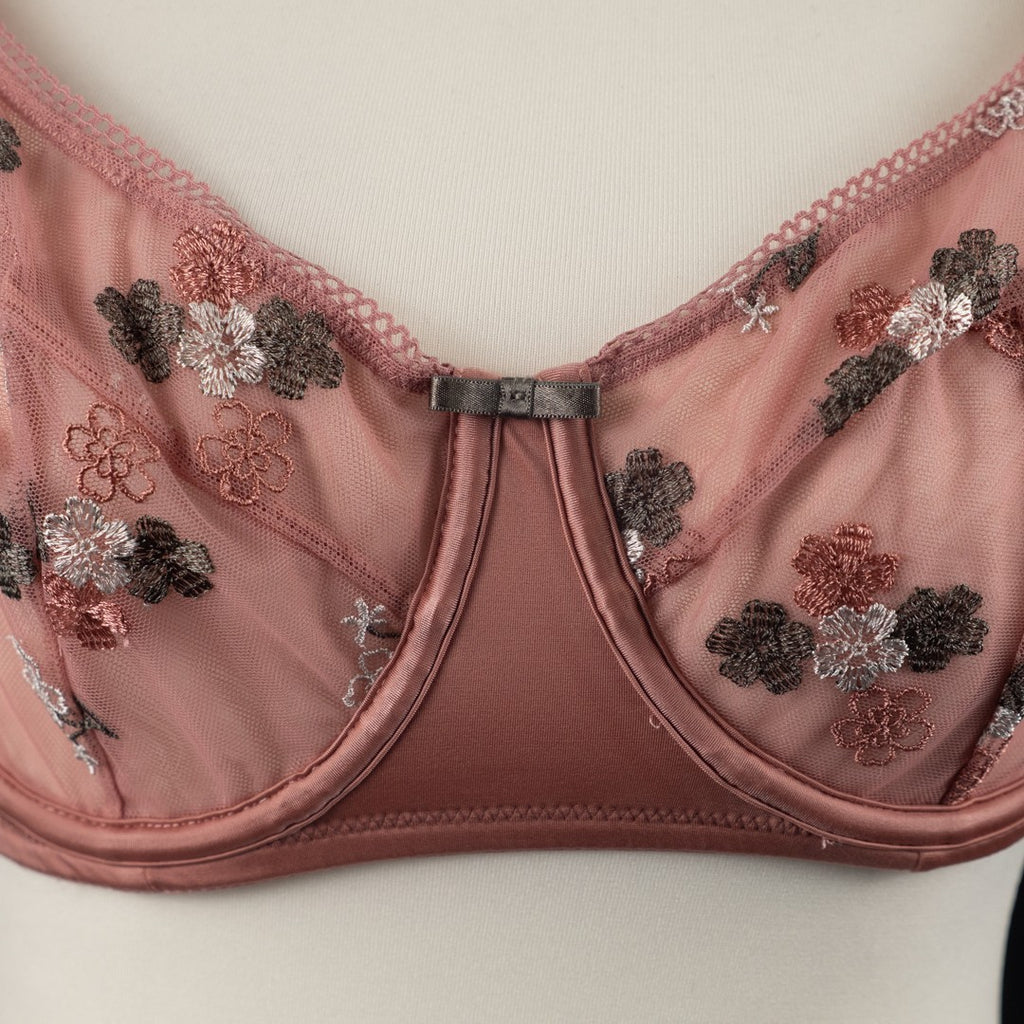 TU Lingerie Pink Floral Underwired Non Padded 38C Bra New With Tag RRP £14.00