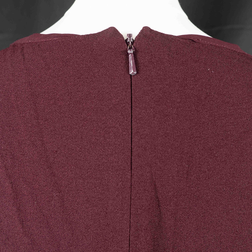 Whistles Dark Red 12 Dress Pre-Owned