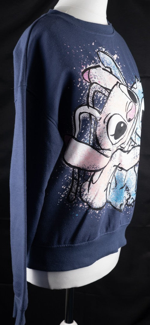 Primark Disney Lilo and Stitch Blue Size XS Jumper Pre-Owned