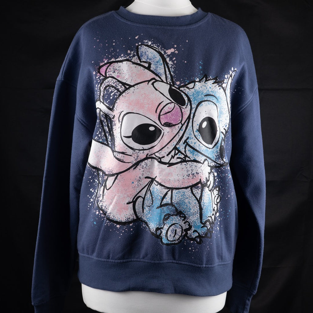 Primark Disney Lilo and Stitch Blue Size XS Jumper Pre-Owned