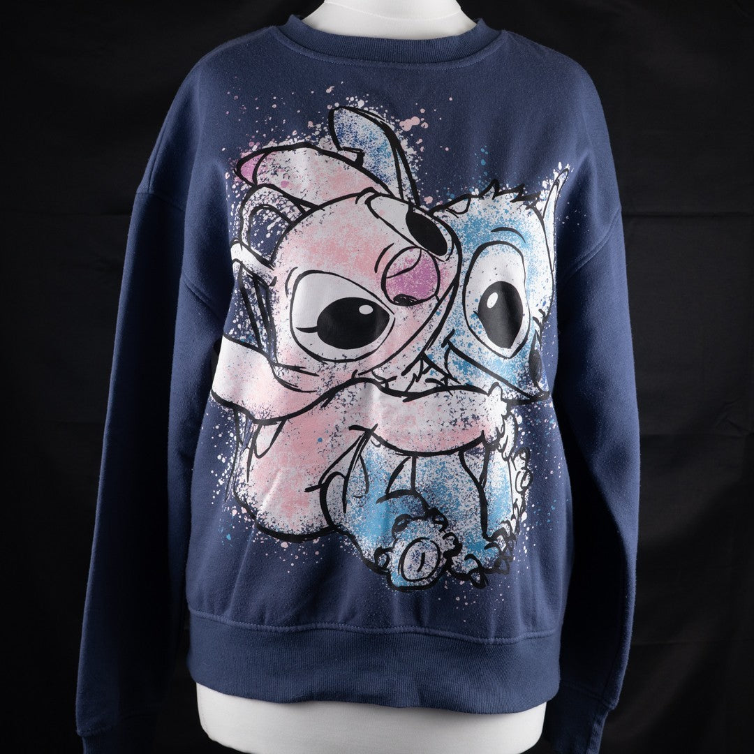 Primark Disney Lilo and Stitch Blue Size XS Jumper Pre-Owned