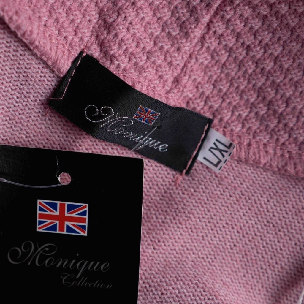 Monique Pink Cardigan Size L/XL NWT