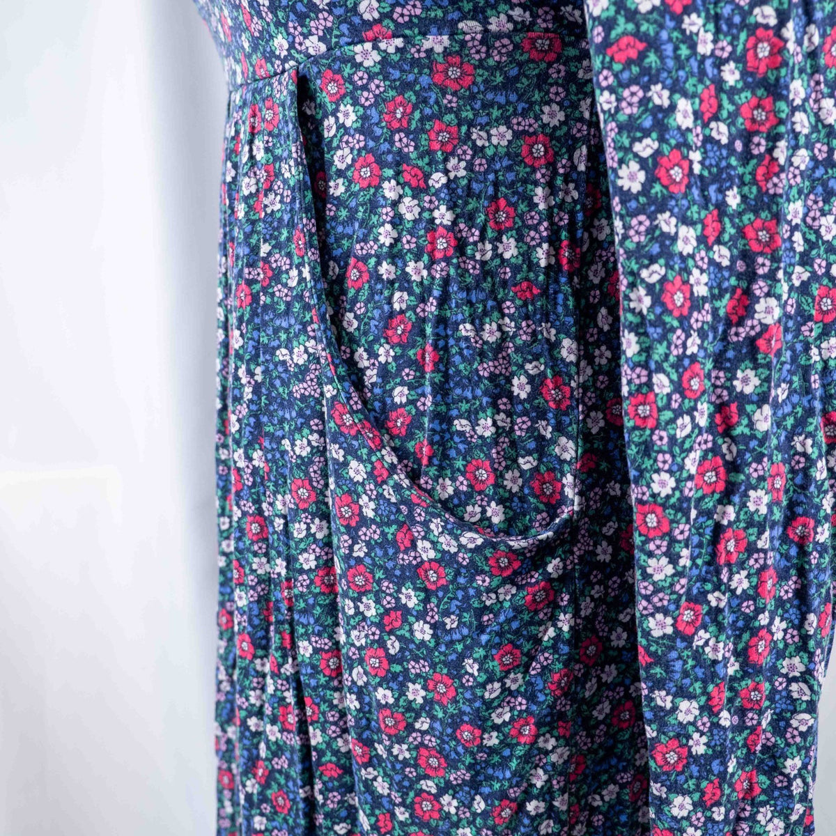 Joules Blue Floral Long Sleeve 8 Dress Pre-Owned