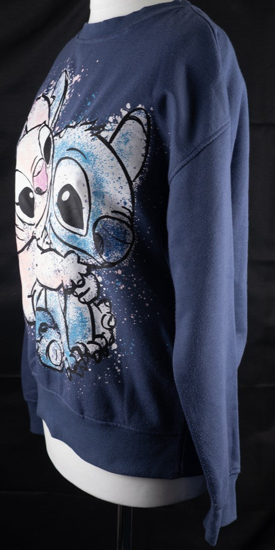 Primark Disney Lilo and Stitch Blue Size XS Jumper Pre-Owned