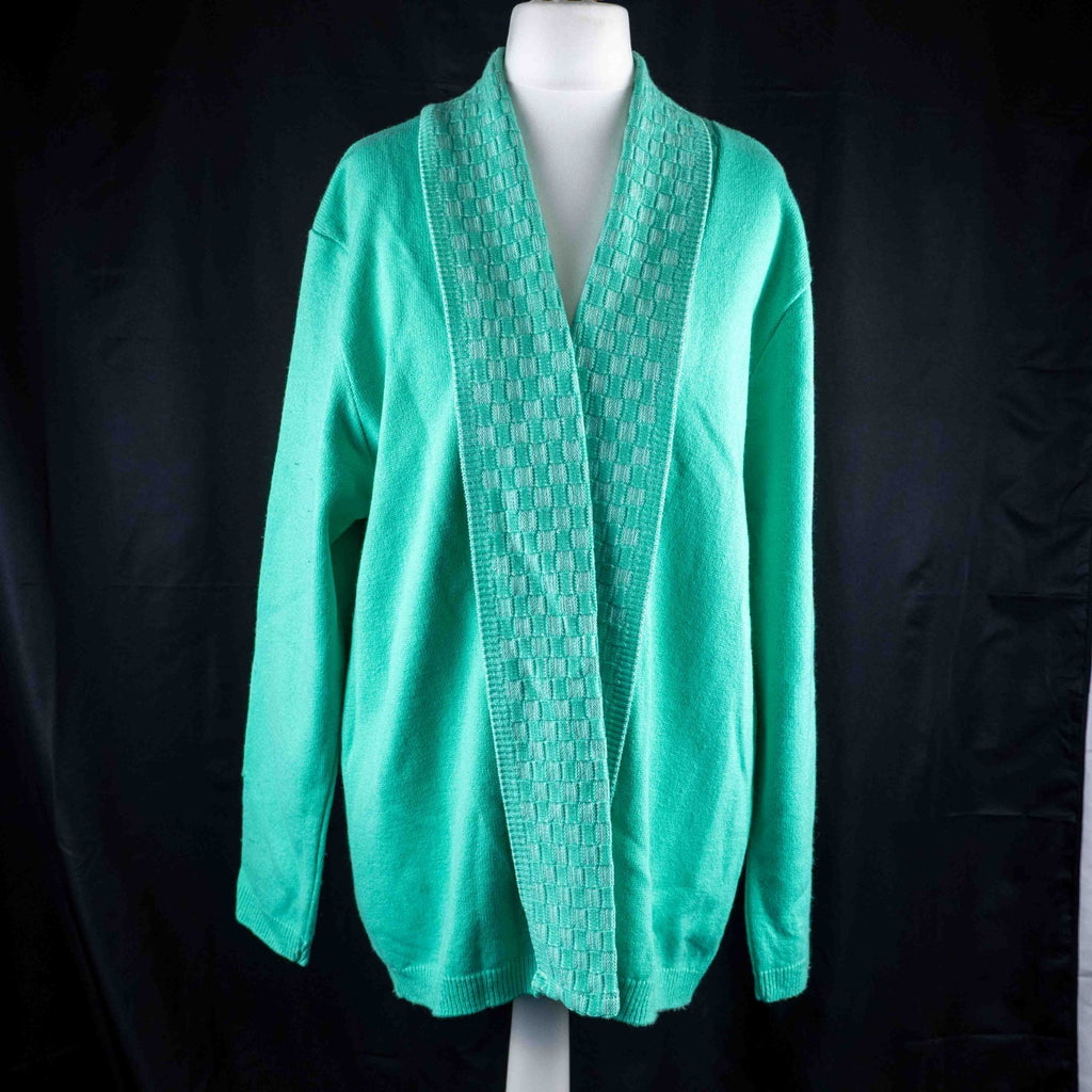 Monique Collection Lime Green Non Buttoned L/XL Cardigan New With Tag RRP £18.00
