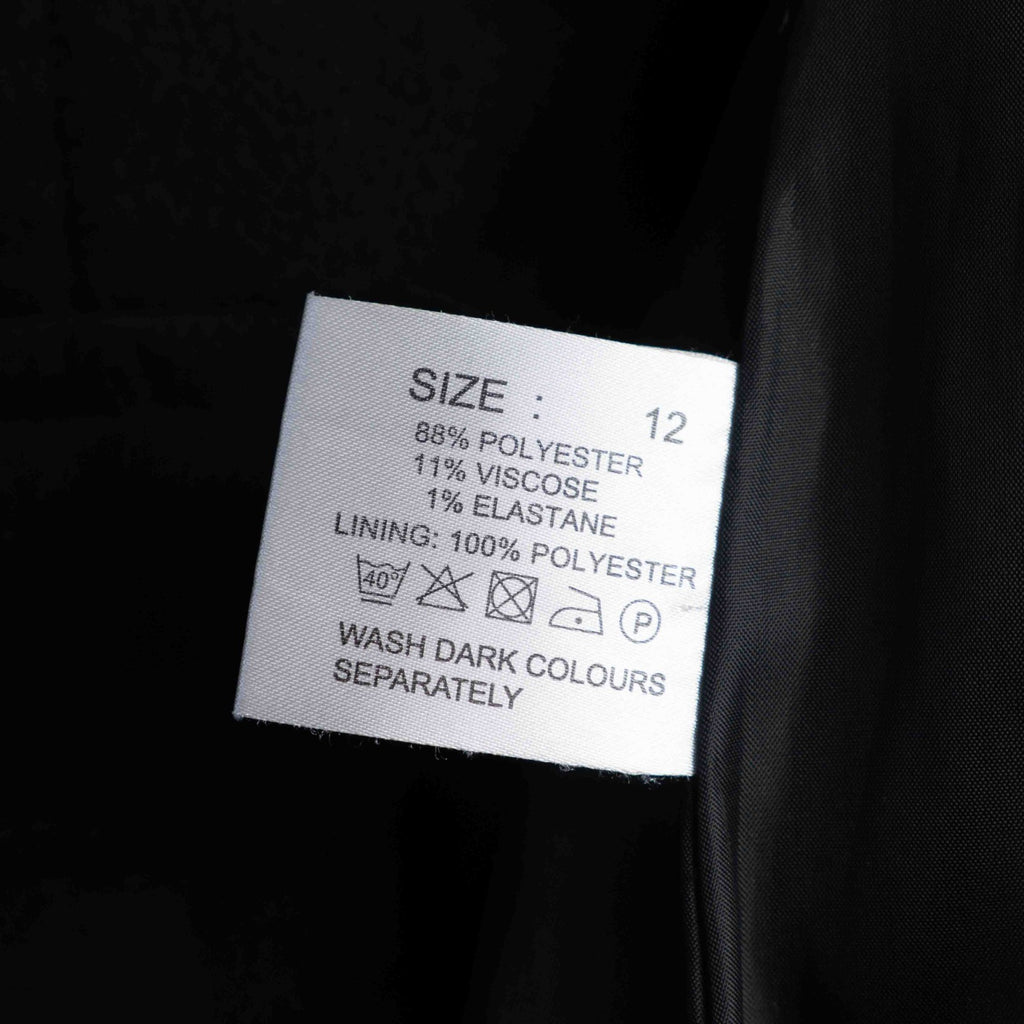 TG Black Long Sleeve 12 Coat Pre-Owned