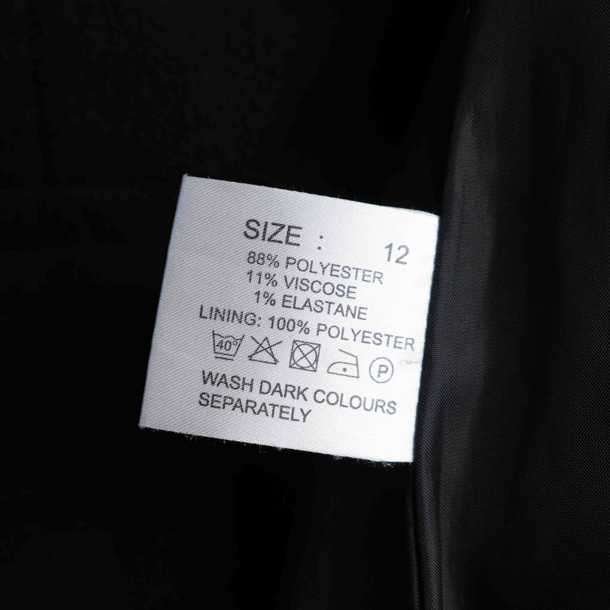 TG Black Long Sleeve 12 Coat Pre-Owned