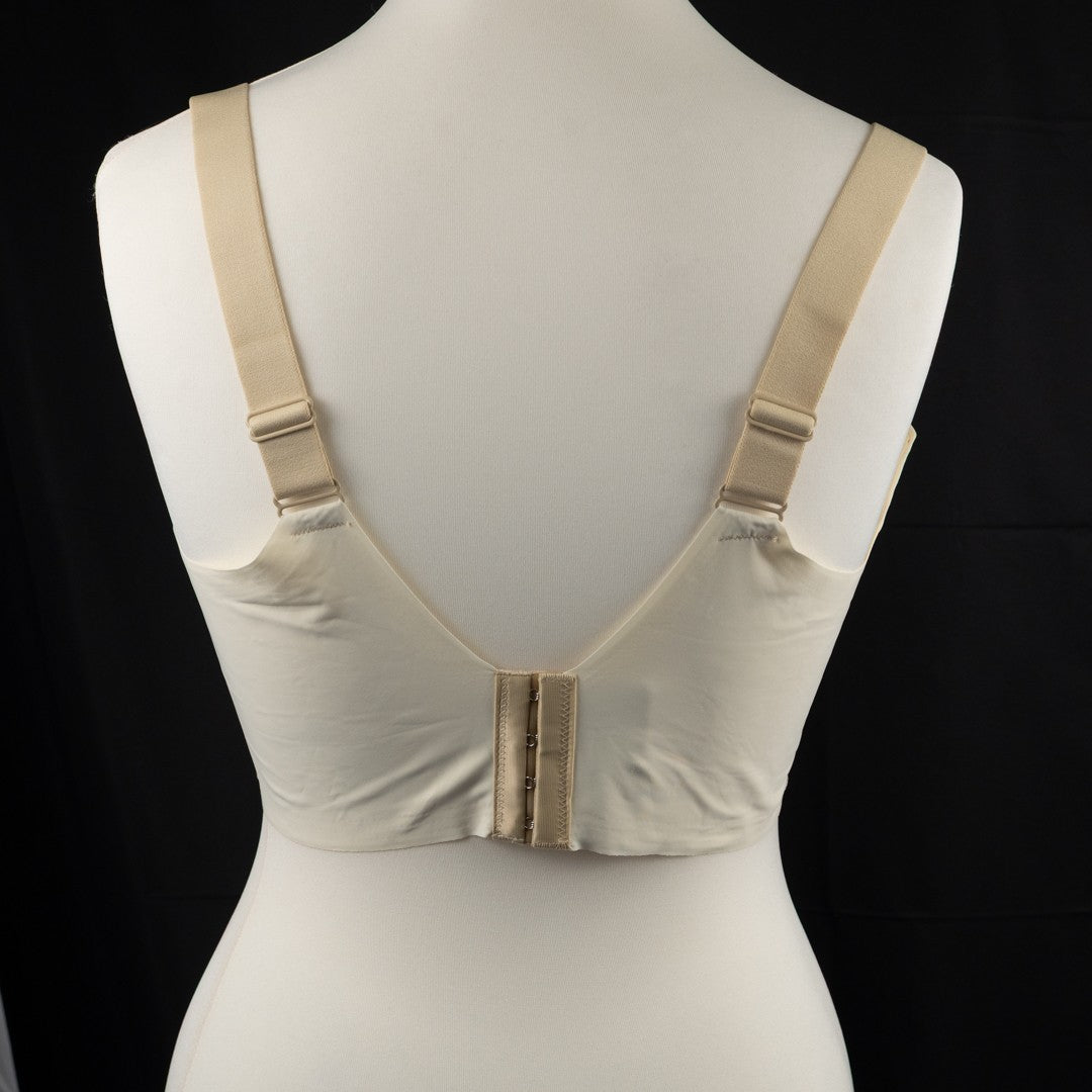 Beige Padded Non Wired Non Pattern Prosthetic 5XL Bra New In Packaging