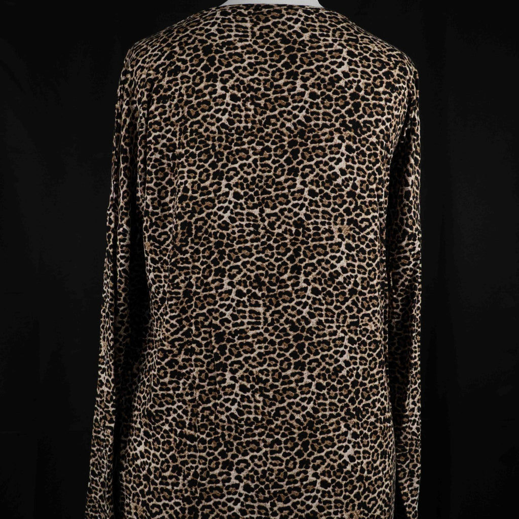 Papaya Leopard Print Long Sleeve S Top Pre-Owned