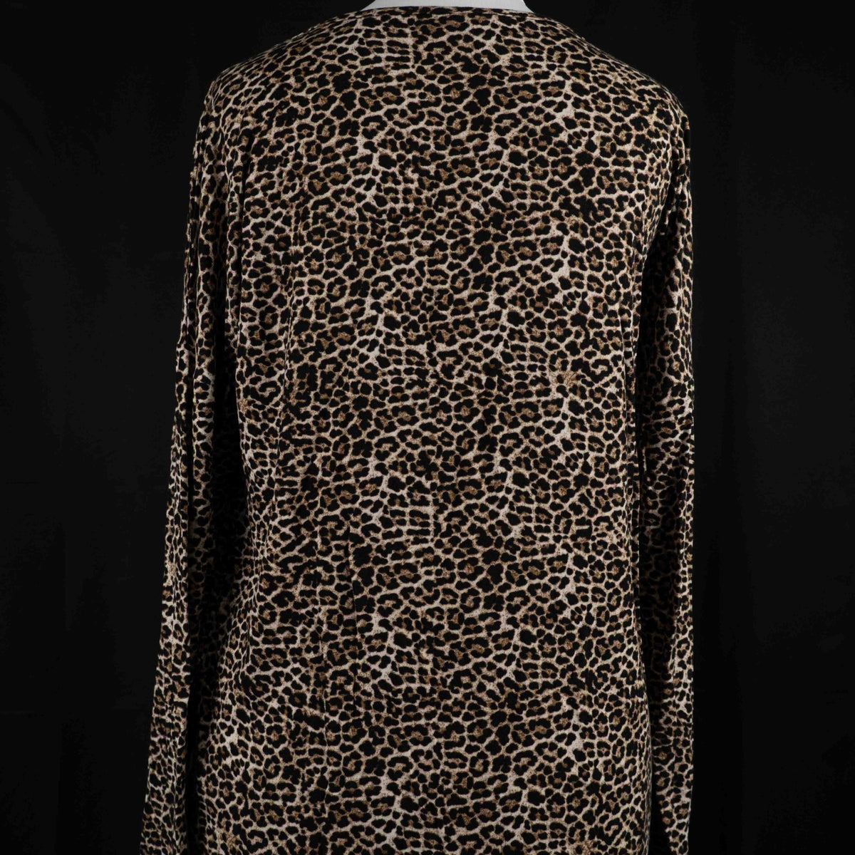 Papaya Leopard Print Long Sleeve S Top Pre-Owned