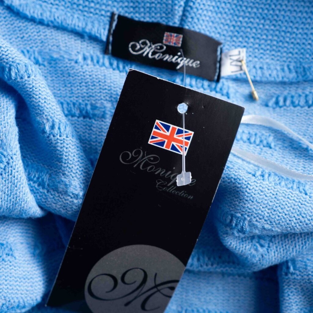 Monique Collection Blue Cardigan Size L/XL NWT