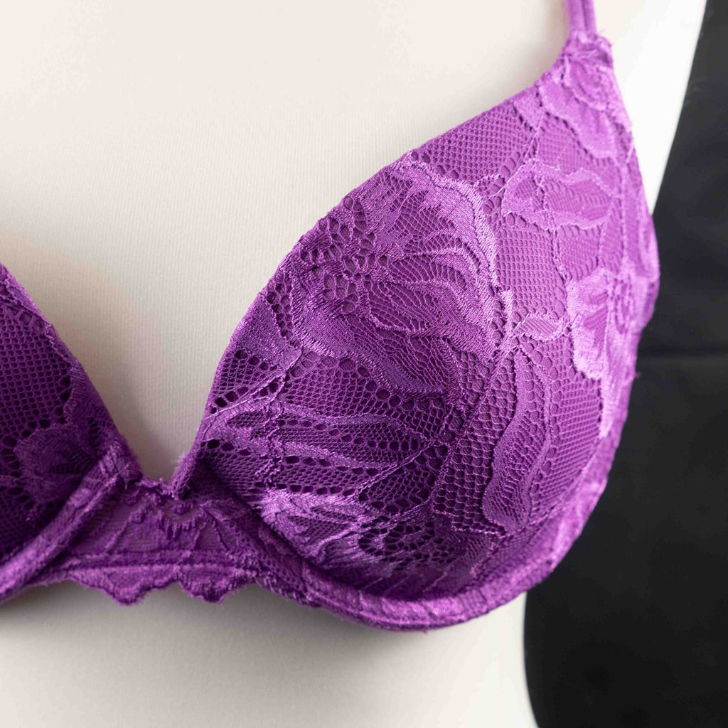 After Eden Bra 38B Purple Balconette  Underwired  Padded  BNWT