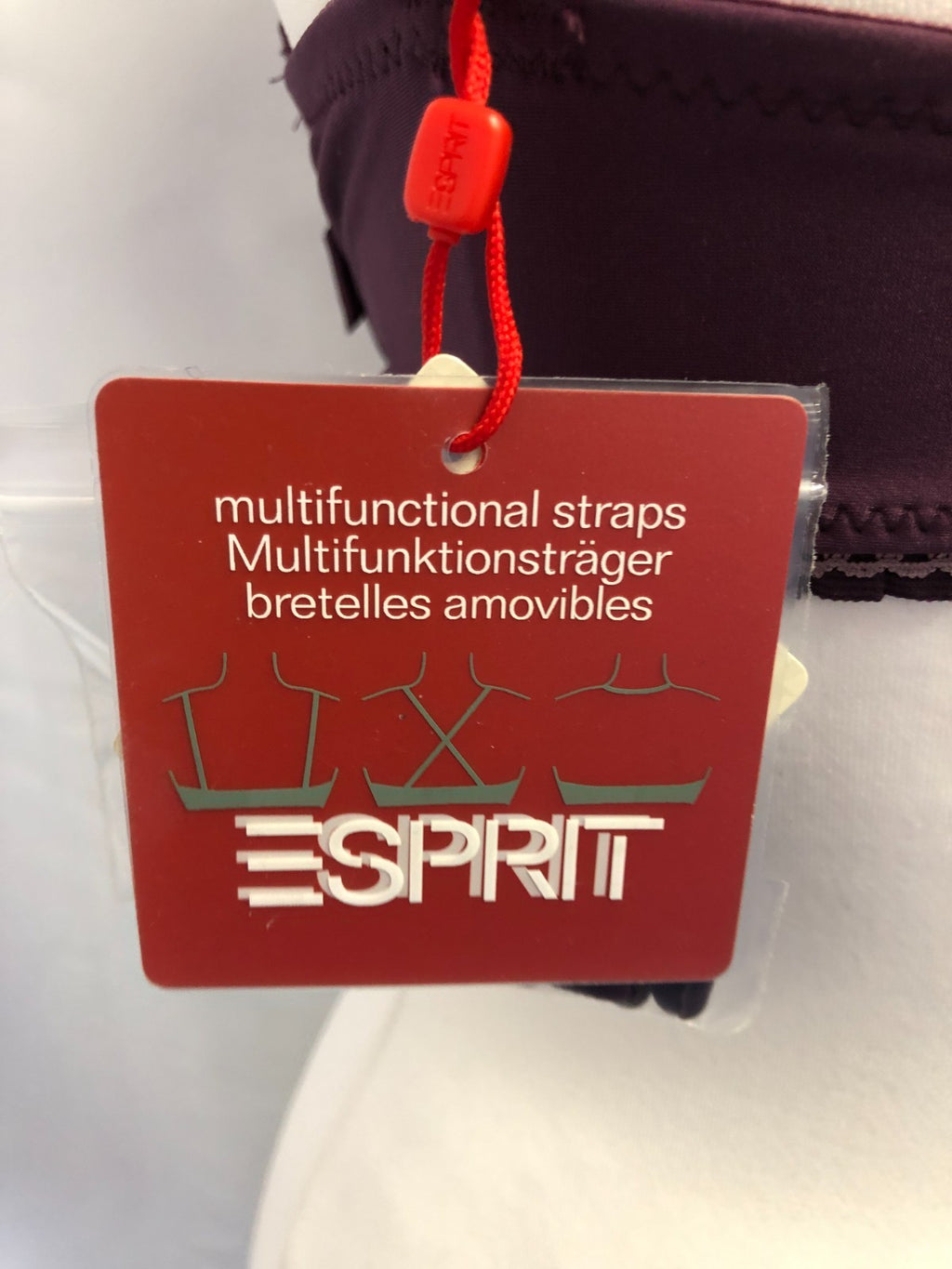 Bra 32E Esprit Purple Balconette Underwired  BNWT