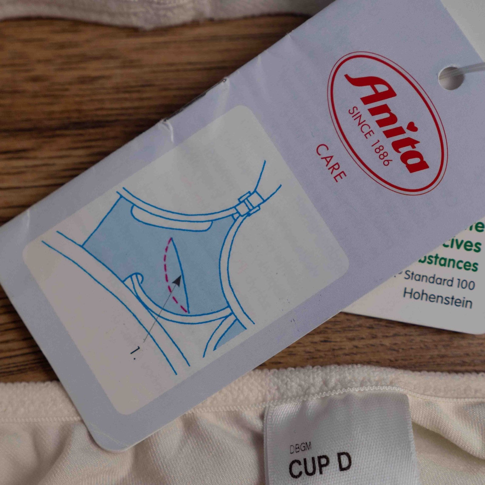 Anita Salvia Cream Non Wired Non Padded 38D Front Fastening BNWT