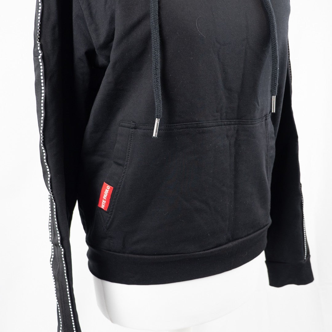 Hite Park Black Long Sleeve Size S Hoody Pre-Owned