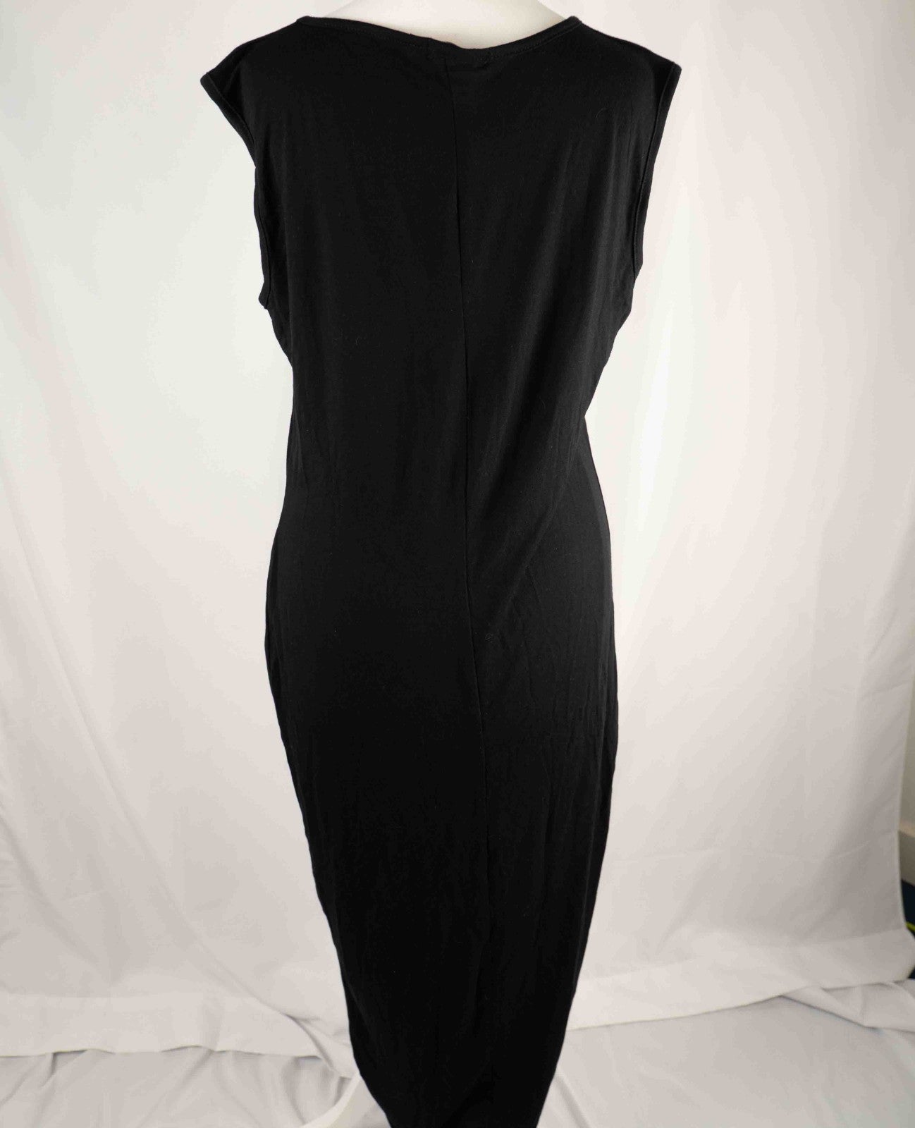 Pretty Little Thing Size 16 Long Black Dress New With Tag