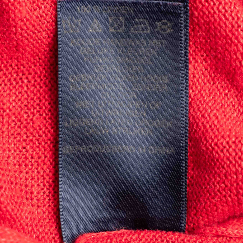 Paul Costelloe Red Short Sleeve 14 Top Pre-Owned