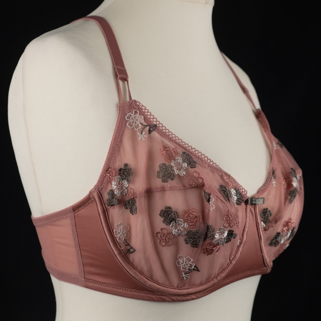 TU Lingerie Pink Floral Underwired Non Padded 38C Bra New With Tag RRP £14.00