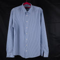 G.O.L Boys Slim Fit Blue &amp; White Checked 176cm Shirt Pre-Owned