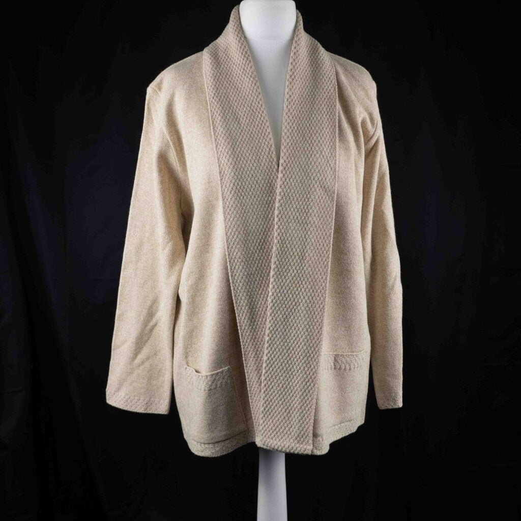 Monique Collection Beige Cardigan Size M/L NWT
