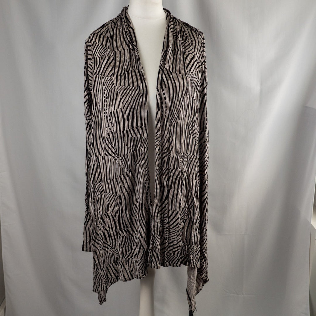 Ted Baker Womens Black and Grey Cardigan Size 2 (UK 10)