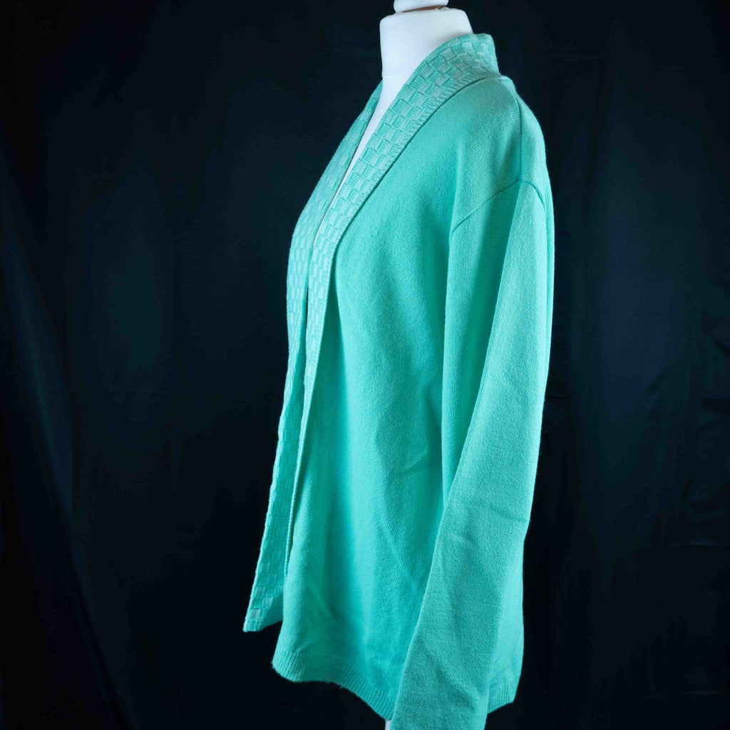 Monique Collection Lime Green Non Buttoned L/XL Cardigan New With Tag RRP £18.00