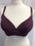 Bra 32E Esprit Purple Balconette Underwired  BNWT