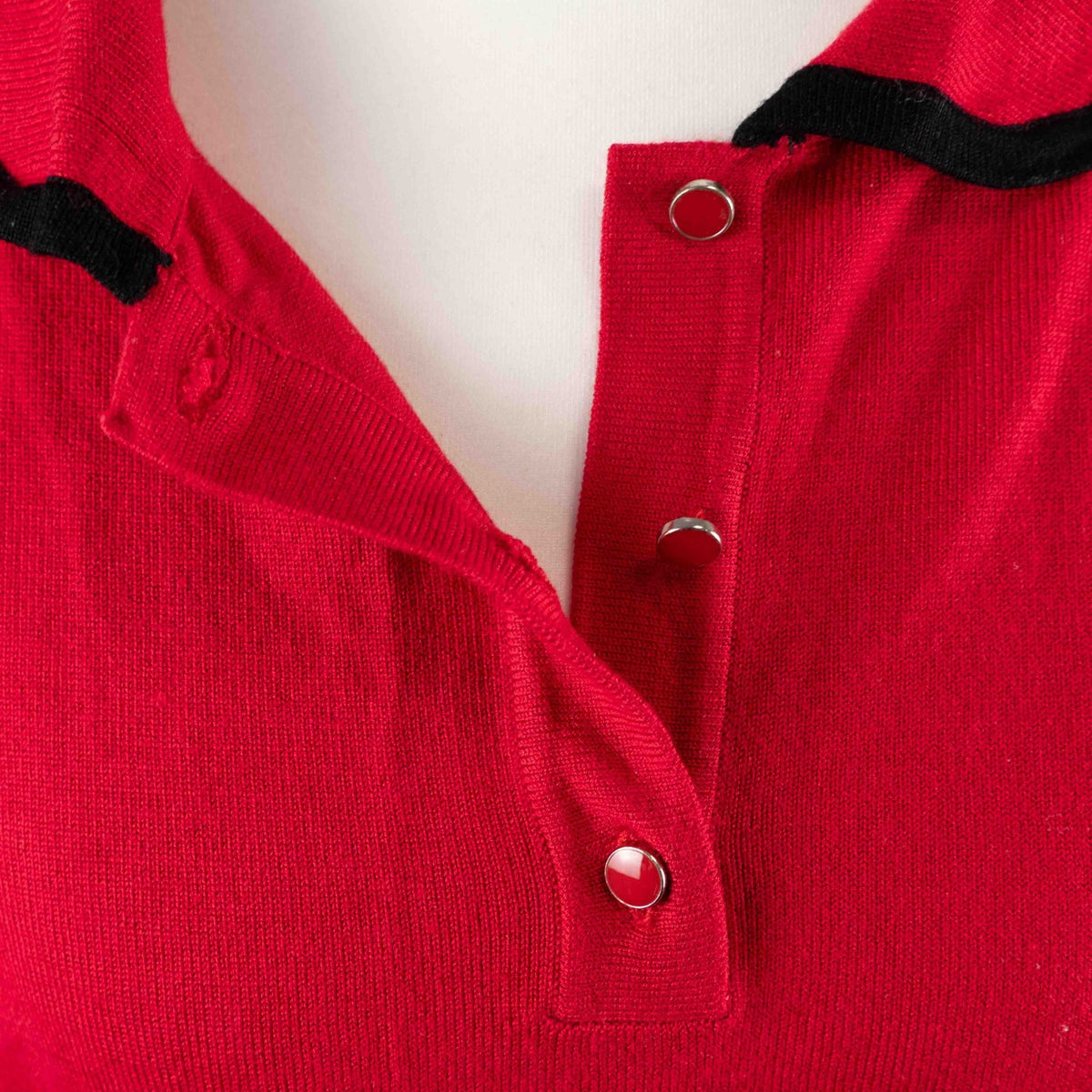 Klass Collection Red Long Sleeve Size XL Top Pre-Owned