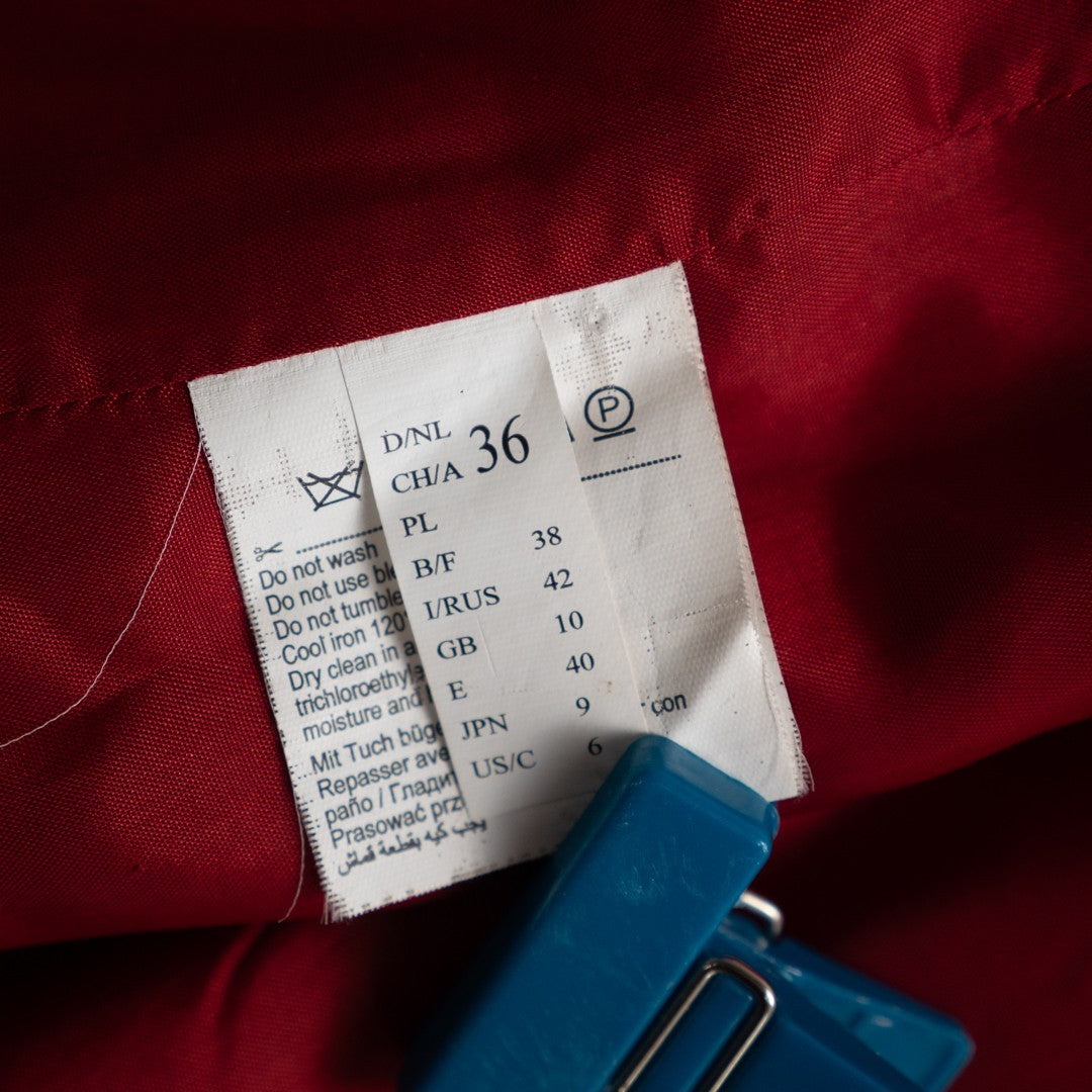 Gerry Weber Red Button Up Size 10 Coat Pre-Owned