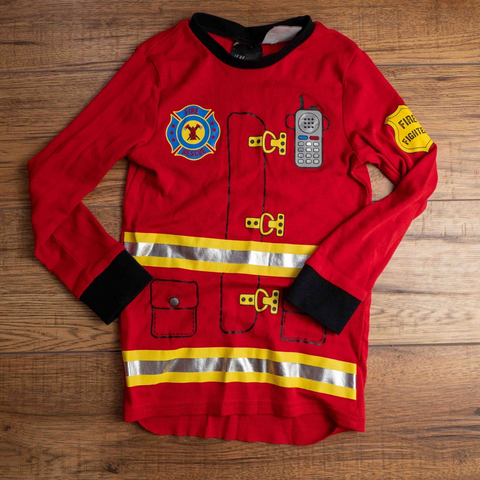 H&amp;M Firefighter 2 Piece 110/116cm Pyjama Set Pre-Owned